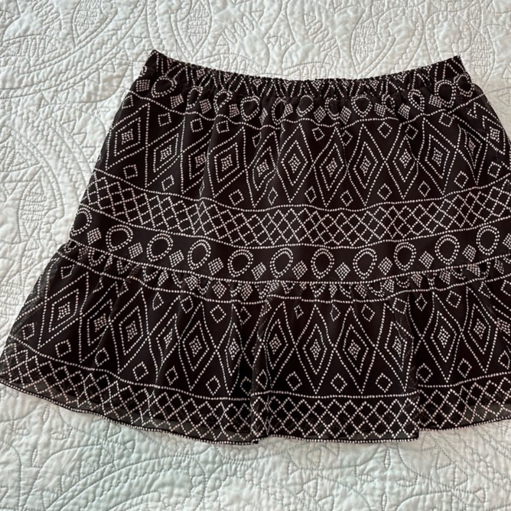 ☀️ MADEWELL Caravan Print Mini Skirt